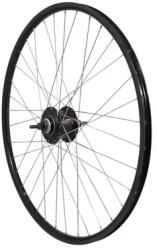 SELECTION P2R (Vélo) SELECTION P2R trekking kerékpár kerék 700x35 hátsó, ER20 alumínium, fekete, dupla falú, NEXUS 7 sebességes agy, tárcsafékhez, 36 rozsdamentes küllő SELECTION P2R (Vélo) Bicikli alkatrészek Kerékpár al