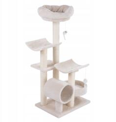 Zooplus Magas kaparófa, búvóhely, kaparóoszlop, Zooplus torony 101 160 cm (DRAPAK DLA KOTA WIEŻA LEGOWISKO SŁUPEK MYSZKA)