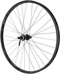 VELOX Trucky 30 Boost 27, 5" hátsó MTB kerék, tubeless ready, tárcsafék centerlock, fekete, Shimano MT200 agy, 11-10 sebességes kazetta, 141mm tengely, 30C felni, 32 küllő VELOX Bicikli alkatrészek Kerékpár
