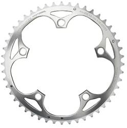 Specialites Ta ALIZE 51T 5 karos országúti lánctányér, 130 mm, külső, alumínium, ezüst, Shimano típus, 8-9-10 sebesség SPECIALITES TA Bicikli alkatrészek Kerékpár alkatrészek Kerékpár lánctányérok