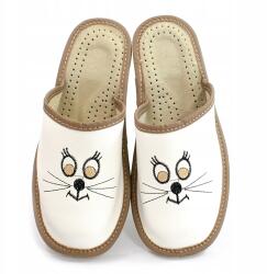 Nowo Női bőr Topánka teljes Strandpapucs pár, 39- méret (K-1524)