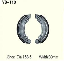 Wesrah VB-110 fékpofa Wesrah Futómű és fék alkatrészek Fékpofák (dobfék)