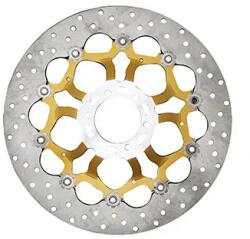 Piaggio (oem) PIAGGIO első féktárcsa (arany) Moto-Guzzi 850-1200 Breva, Norge, 1000 RSV-2, Falco, 1200 Sport -GU05613335- PIAGGIO (OEM) Futómű és fék alkatrészek Féktárcsák