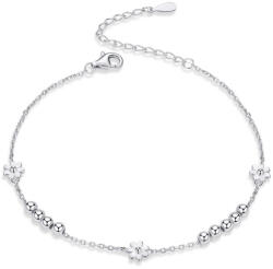 BeSpecial Bratara argint cu floricele si bilute (BST0074)