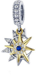 BeSpecial Talisman argint soarele si luna placat cu rodiu si aur (PST0340)