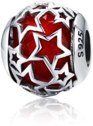 BeSpecial Charm argint 925 cu cristal rosu si stelute argintii - Be Nature PST0115 (PST0115)