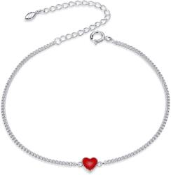 BeSpecial Bratara argint cu inimioara rosie (BST0084)
