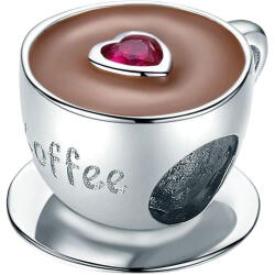 BeSpecial Talisman argint ceasca cu cafea placat cu rodiu (PST0318)
