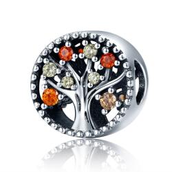 BeSpecial Charm argint 925 cu copacul vietii si zirconii colorate - Be Nature PST0104 (PST0104)