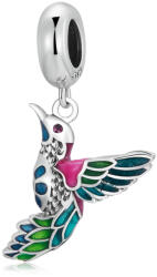 BeSpecial Pandantiv argint pasare colibri colorata (PZT0211)