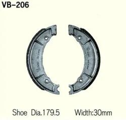 Wesrah VB-206 fékpofa Wesrah Futómű és fék alkatrészek Fékpofák (dobfék)