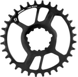 SRAM X-SYNC2 32 fogas acél közvetlen rögzítésű lánctányér e-bike-hoz, 11-12 sebességes, BOOST, 3 mm offset, fekete SRAM Bicikli alkatrészek Kerékpár alkatrészek Kerékpár lánctányérok