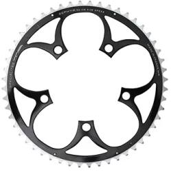 Specialites Ta ZEPHYR 52T 110 mm ötkaros országúti lánctányér, külső, fekete alumínium, Shimano típus, 9-10 sebességhez SPECIALITES TA Bicikli alkatrészek Kerékpár alkatrészek Kerékpár lánctányérok