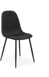 Halmar Scaun scandinav cu cadru metalic, tapiterie material textil, 43x47x87x49 cm, negru (V-CH-K/449-KR)