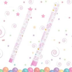 IDei Confetti Gender Reveal, baby girl, tun 60 cm, roz (BSM060471)