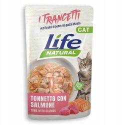 Life Cat Chunks Macskaeledel tasakban 55g Tonhal Lazac