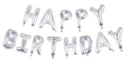 IDei Set 13 baloane folie metalizata, litere Happy Birthday, inaltime 40 cm (BSM047620)