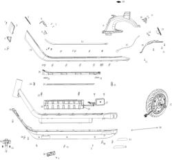 NIU KQI2 roller alsó burkolat védőlemez NIU Vázak, idomok, kiegészítők Idomok, burkolat elemek