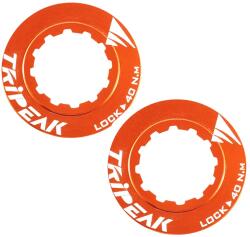 TRIPEAK alumínium ultra könnyű Center Lock záróanya narancssárga (párban, 7g) TRIPEAK Bicikli alkatrészek Kerékpár alkatrészek Kerékpár kerekek