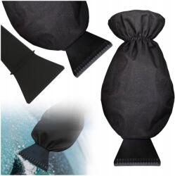 Korbi Autós Szélvédőkaparó Hóeltakarító Fekete Kesztyű 2IN1 SKR6