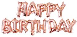 IDei Set baloane folie, Happy Birthday, rose gold (BSM062472)