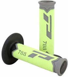 PROGRIP 788 Triple Density Special Edition markolat, fluo szürke-sárga-fekete, 115 mm (pár) (cross-mx) ProGrip Bicikli alkatrészek Kerékpár alkatrészek Kerékpár kormányszalagok és markolatok