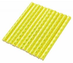 ProCart Tuburi reflectorizante bicicleta, 12buc, montare spite, 8cm, galben (AG402B)