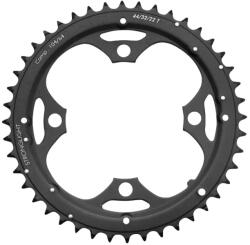 Stronglight MTB lánckerék, 104 mm, 4 karos, tripla, 44T, 104 mm külső, fekete, alumínium, 8-9 sebességhez STRONGLIGHT Bicikli alkatrészek Kerékpár alkatrészek Kerékpár lánctányérok