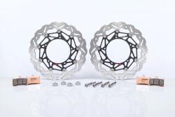 Braking SK2 320 mm féktárcsa szett fékbetétekkel és csavarokkal OKWK11 Braking Futómű és fék alkatrészek Féktárcsák