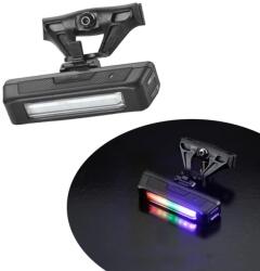 ProCart Stop LED RGB pentru bicicleta, reincarcabil USB 500 mAh, 3 moduri iluminare (JY-6025C)