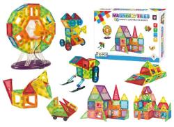 Procart Set constructie magnetic 3D, diferite forme si culori, 130 piese (397266) Jucarii de constructii magnetice