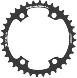 Specialites Ta X110 36DTS belső lánctányér Shimano Ultegra R8100 - 8170, Dura-Ace R9100 - 9170-hez, fekete, 11 sebességes, 4 karos, D110 SPECIALITES TA Bicikli alkatrészek Kerékpár alkatrészek Kerékpár lánctányérok