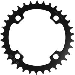 MICHE lánctányér elektromos kerékpárhoz, 4 karos, Ø104, BOSCH rendszerhez, 34 fog, fekete acél, 8-9-10 sebességhez, egyes MICHE Bicikli alkatrészek Kerékpár alkatrészek Kerékpár lánctányérok