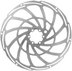 NEWTON 220 mm-es féktárcsa MTB-hez, 6 furatos, BRACKO kompatibilis SHIMANO és másokkal, ezüst, megerősített 2 mm, e-bike-hoz NEWTON Futómű és fék alkatrészek Féktárcsák