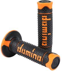Domino A260 eredeti off-road markolat fekete-narancs (120 mm, pár) Domino Bicikli alkatrészek Kerékpár alkatrészek Kerékpár kormányszalagok és markolatok