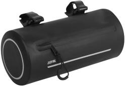ZEFAL F2 fekete kormánytáska kerékpárhoz, tépőzáras rögzítés (250 x 120 mm, 2, 5 l), vízálló, hőhegesztett, gravel/MTB/országúti ZEFAL Bicikli alkatrészek Kerékpáros kiegészítők Kerékpár nyeregtáskák és kor