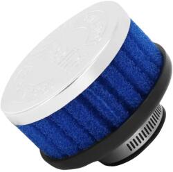 Polini 203.0032 légszűrő PHBN-PHVA, króm hab, kék, egyenes csatlakozás Ø36 Polini Motor alkatrészek Légszűrők Légszűrők (tuning, univerzális)