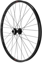 VELOX 29" MTB első kerék Trucky 30 Disc, fekete, csapágyazott, 6 lyukas tárcsafelfogatás, tubeless/tubetype, 15-100 mm átütőtengelyhez, 29"x2.00-2.50 gumihoz, belső peremszélesség 30 mm VELOX Bicikli alkatr