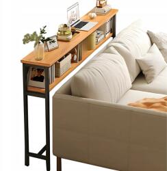  Konzol Loft Asztal A Kanapé Mögött Oldalsó Polc Nappali Polc 102x20x80 (KONSOLA1)