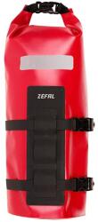 ZEFAL Z ADVENTURE DRY BAG Első villa táska, piros, vízálló, tépőzáras rögzítés (150 x 380 x 150 mm, 4-6 liter, max. terhelés 2, 5 kg) ZEFAL Bicikli alkatrészek Kerékpáros kiegészítők Kerékpár nyeregtáskák é
