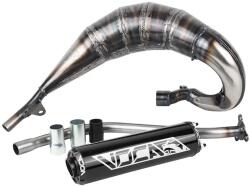 Voca Racing VOCA CROSS ROOKIE kipufogó Beta 50 RR 2012+ (jobb felső rögzítés) - alumínium fekete hangtompítóval 50 ccm motorhoz Voca Racing Kipufogók és alkatrészeik Kipufogók Moped kipufogók (tuning)