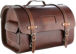SIP Style bőr táska Classic, 380x270x260 mm, valódi bőr, dohánybarna, kb. 26 liter SIP Style Kulcstartók, bőrtáskák, ajándékok