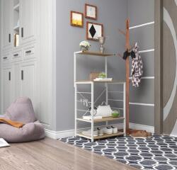 Woltu Konyhaszekrény Woltu fehér 40 x 60 x 123 cm front színe: piskóta tölgy (4063425127963)