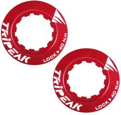 TRIPEAK Center Lock alumínium ultra könnyű rögzítő anya, piros, 7g (párban) TRIPEAK Bicikli alkatrészek Kerékpár alkatrészek Kerékpár kerekek