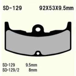 Wesrah VD-129/2 fékbetétek Wesrah Futómű és fék alkatrészek Fékbetétek (tárcsafék)