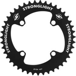 Stronglight BMX lánctányér, 4 karos, 43T, 104 mm átmérő, egyes, 1/2 x 3/32 lánchoz STRONGLIGHT Bicikli alkatrészek Kerékpár alkatrészek Kerékpár lánctányérok