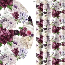 HomeView Függöny Kész Átvezetők 140x250 Átvezetők Virágok 080 Rövidítés Ingyenes (H-ZAP080-U)