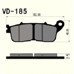Wesrah VD-185 (FA636) fékbetét Wesrah Futómű és fék alkatrészek Fékbetétek (tárcsafék)