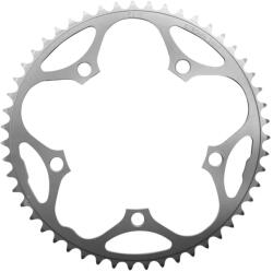 Stronglight lánckerék országúti kerékpárhoz, 5 karos, 51T, 130 mm, külső, Dural, ezüst (Shimano 8-9 sebességhez) STRONGLIGHT Bicikli alkatrészek Kerékpár alkatrészek Kerékpár lánctányérok