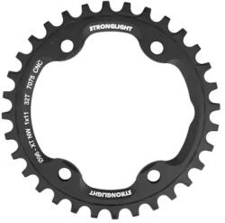 Stronglight 32T 96 mm 1x11 lánctányér MTB-hez, fekete, 4 karos, XT M8000/SLX M7000, menetes nélküli STRONGLIGHT Bicikli alkatrészek Kerékpár alkatrészek Kerékpár lánctányérok